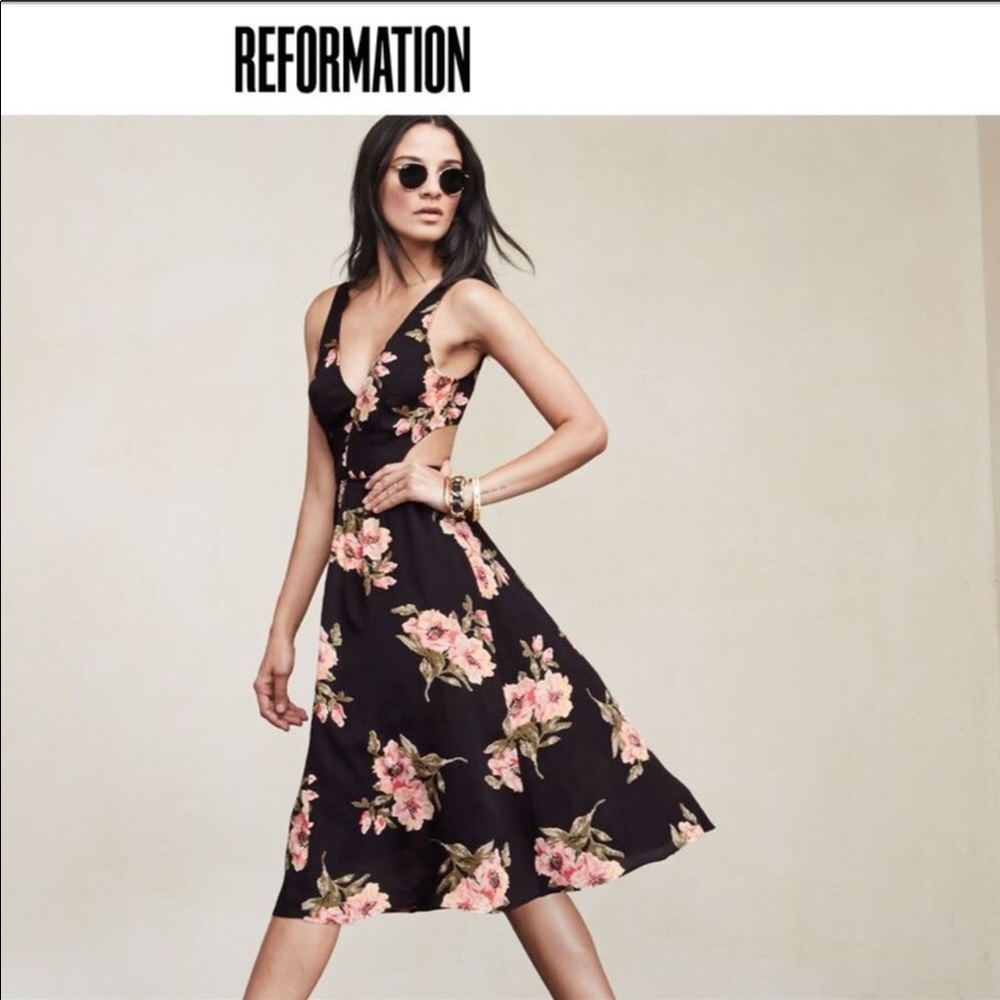 Reformation midi dress